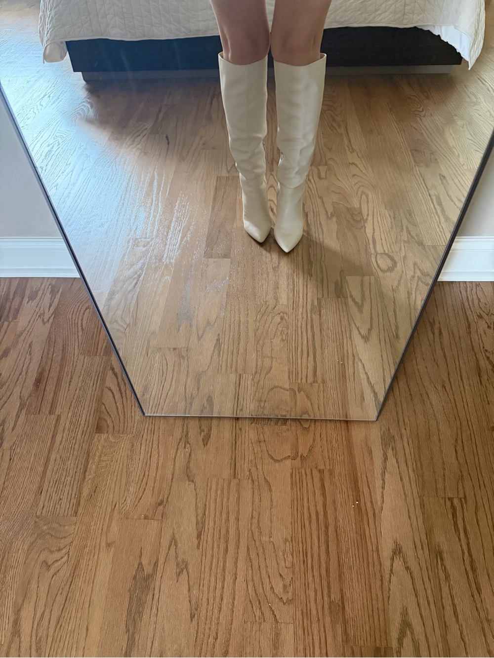 Nine West Ivory Knee High Pointed-Toe Boots